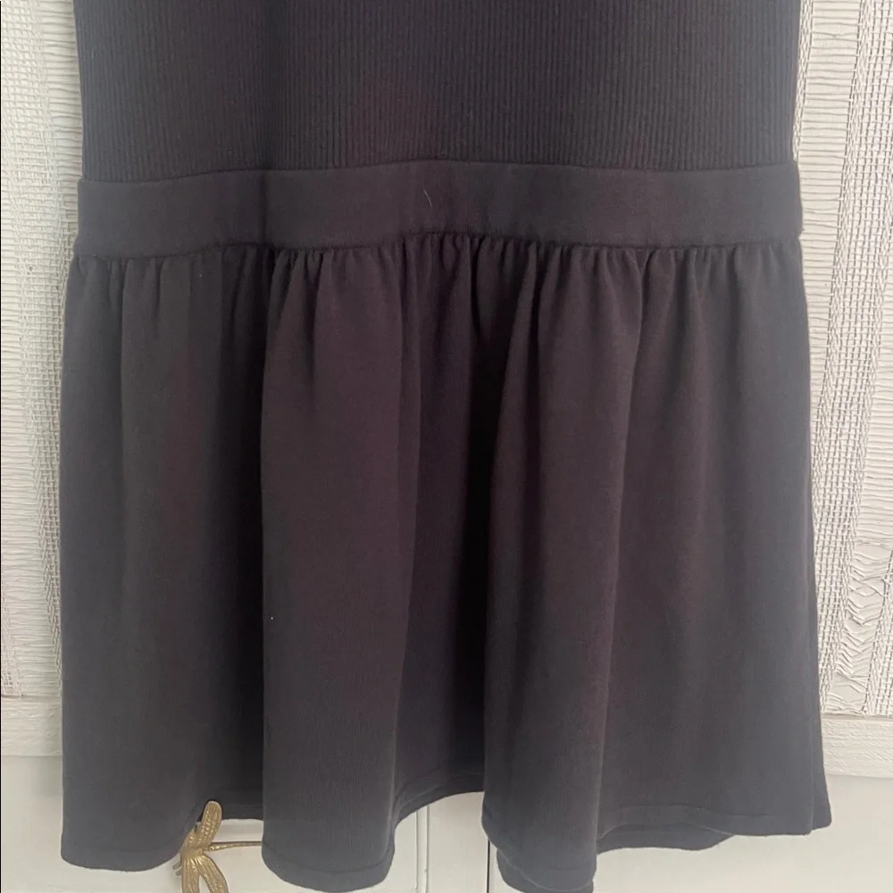 CHANEL Black Short Sleeve Dress